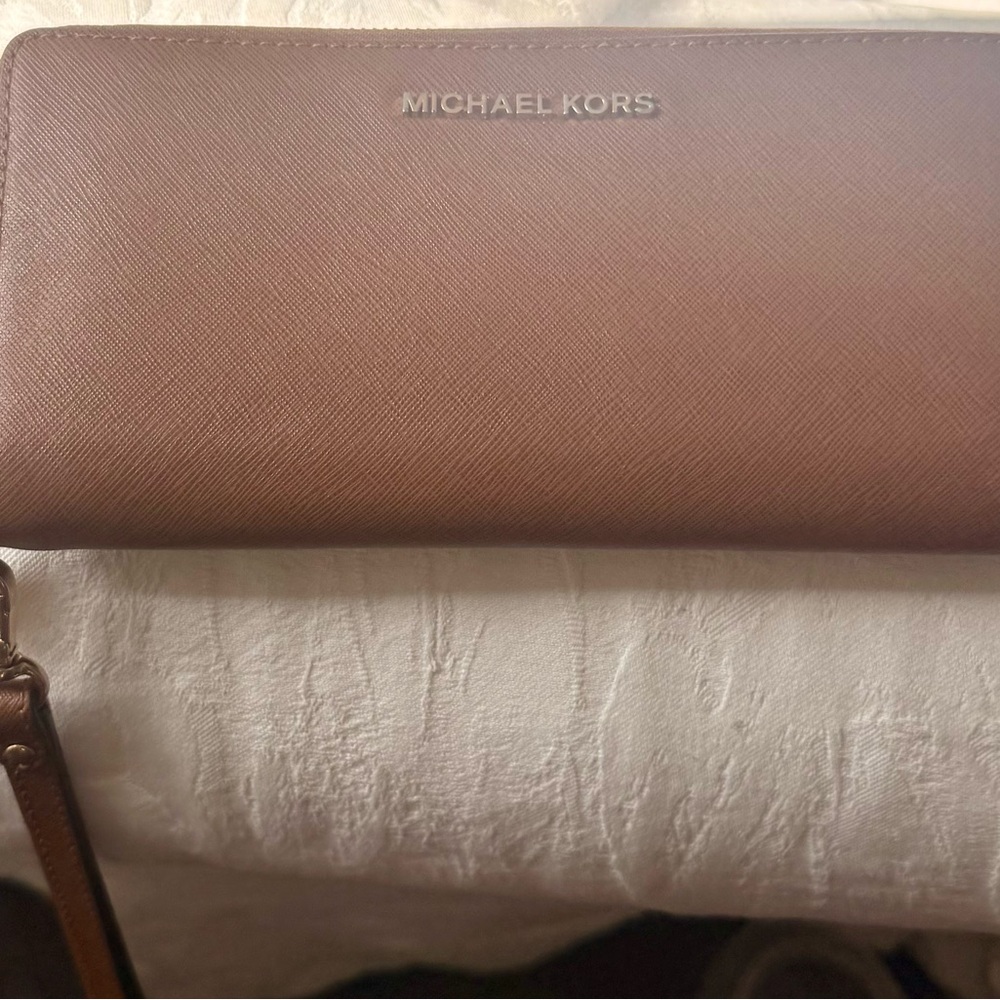 Michael Kors Brown Leather Shoulder Bag
